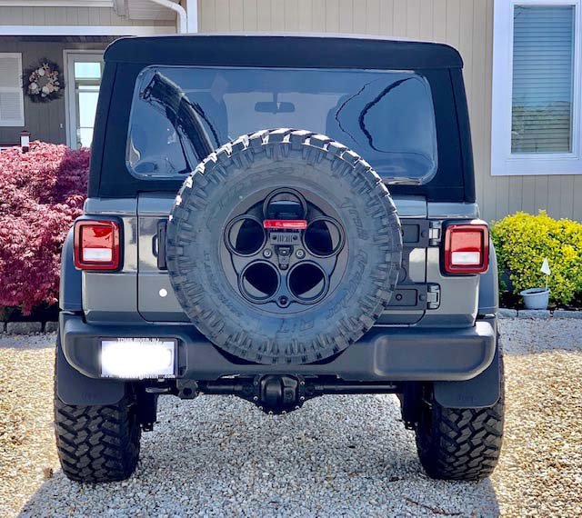 Mopar 82215355AC Oversize Spare Tire Carrier Mounting Bracket Kit for